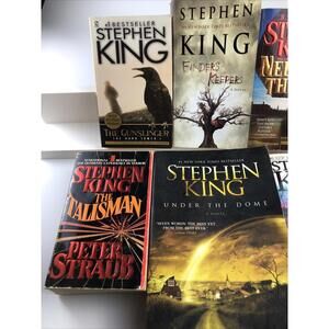 Lot of 6 Stephen King Paperback books Talisman Gunslinger Needful Things